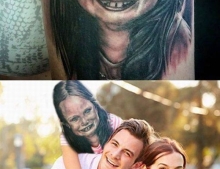 When your bad portrait tattoo comes to life.
