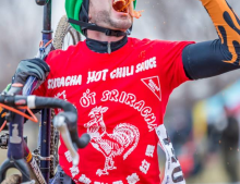 When you want to please your sponsor and it just happens to be Sriracha Sauce.