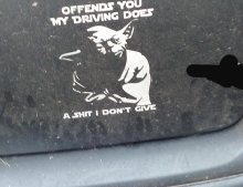 Yoda doesn't care if you're offended.
