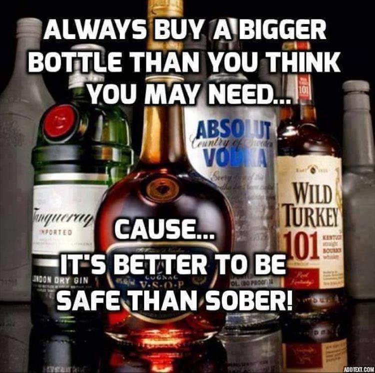 Always buy a bigger bottle than you think you may need.