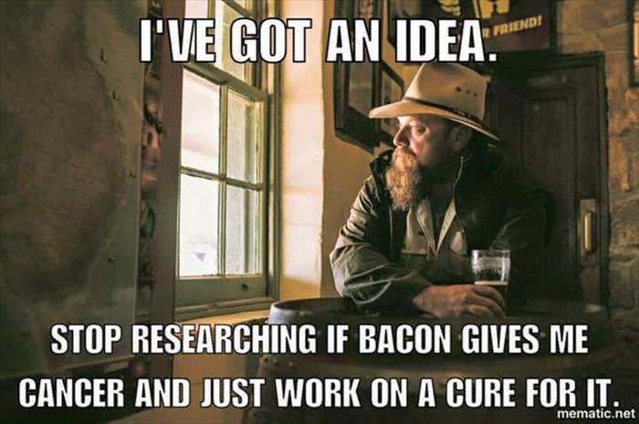 An idea about bacon.