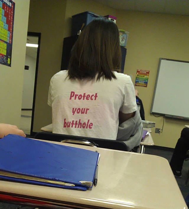 Protect your butthole.