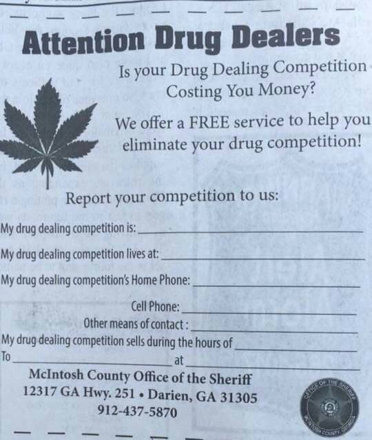 Attention drug dealers. Is your drug dealing competition costing you money? 