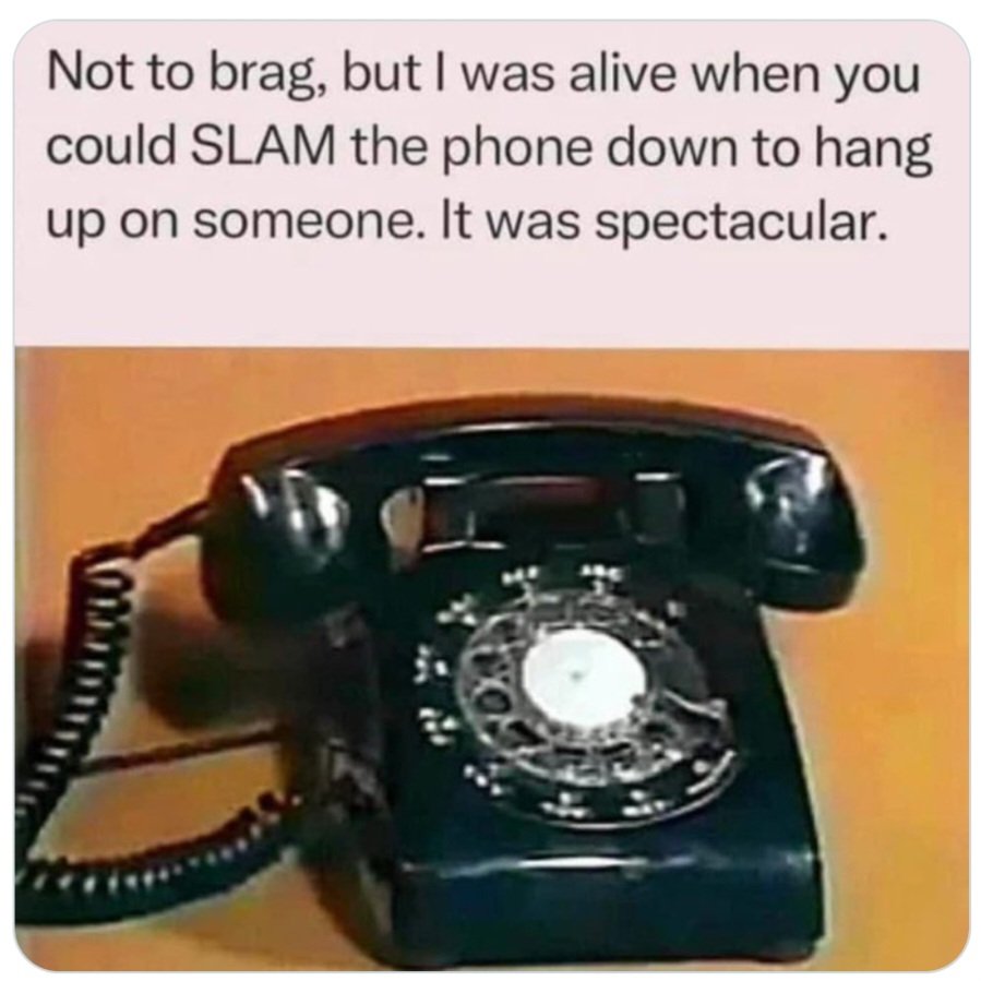 Being old does have its perks.