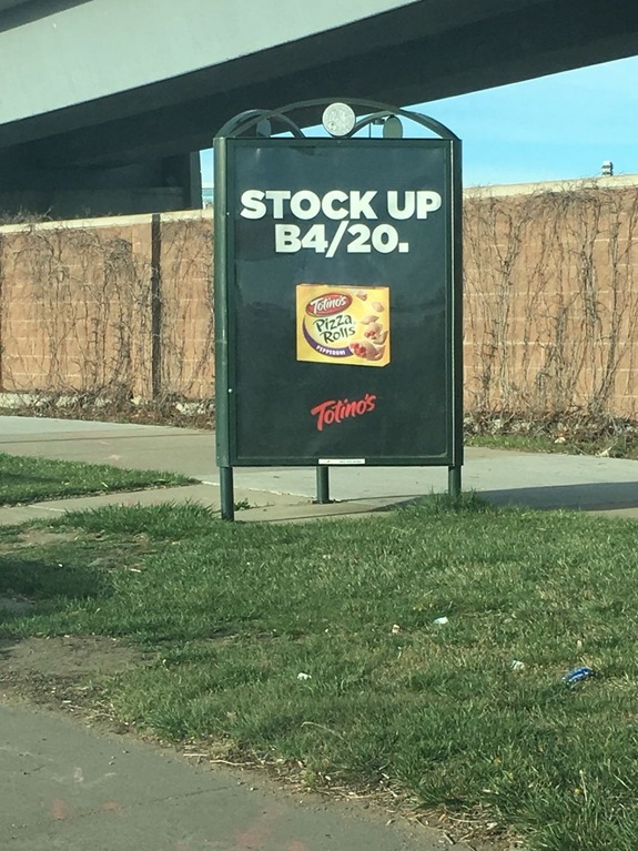 Clever marketing for the stoners in Denver, Colorado.