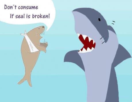 Do not consume if the seal is broken.