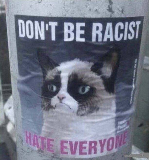 Don't be racist.