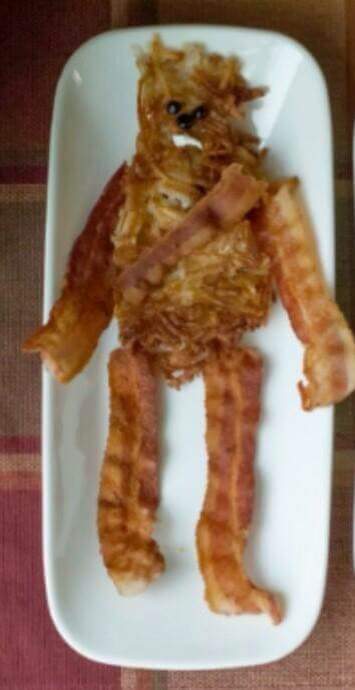 Don't you just love chewie bacon? Chewbacca bacon that is.