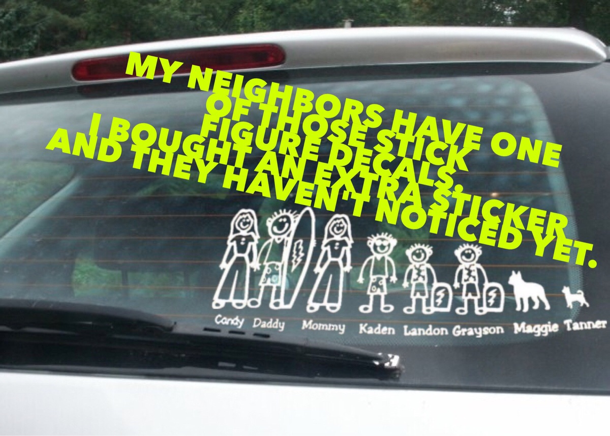 Epic car window family troll.