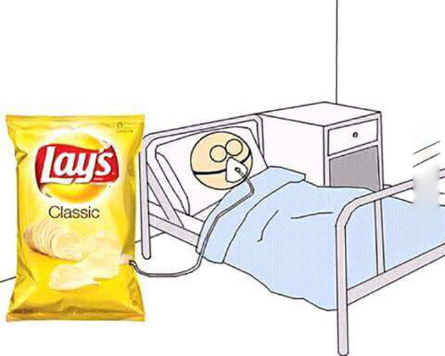 Finally found a good use for all that extra air inside Lay's potato chip bags.