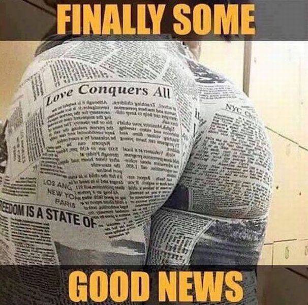 Finally some good news.