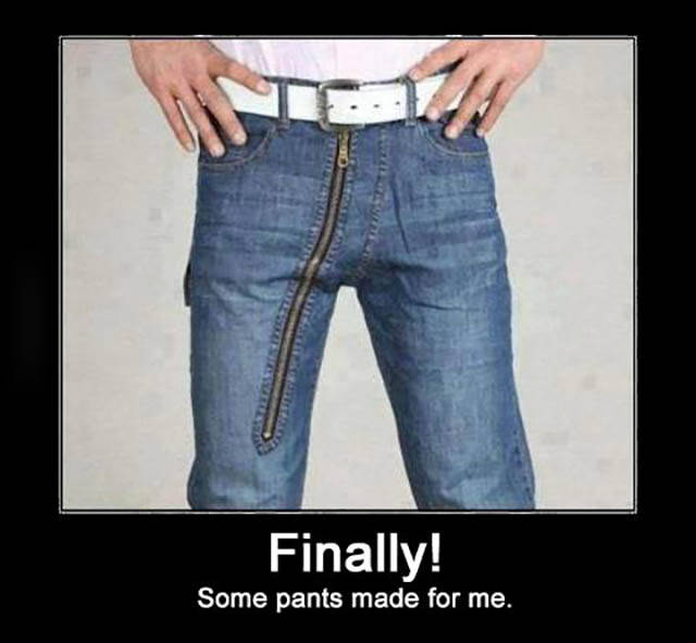 Finally! Some pants made for me.