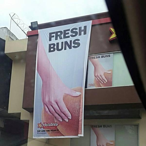Hardee's has fresh buns for your enjoyment.