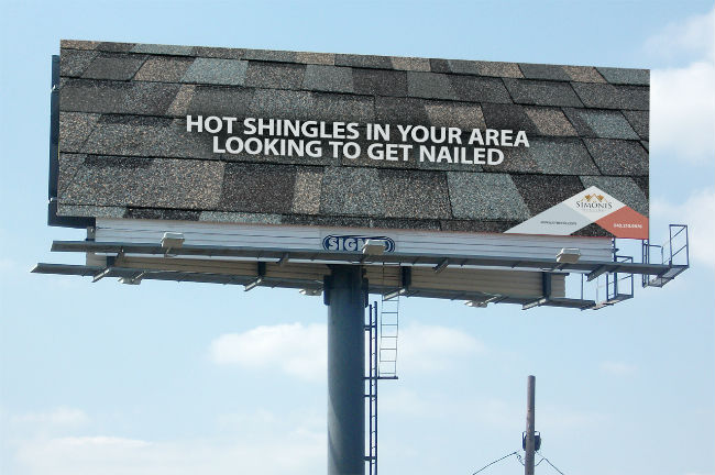 Hot shingles in your area looking to get nailed.