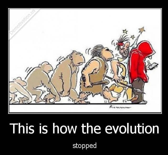 How evolution came to a complete stop.