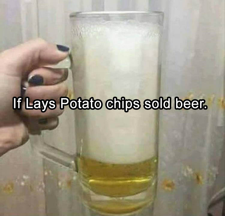 If Lay's potato chips sold beer.
