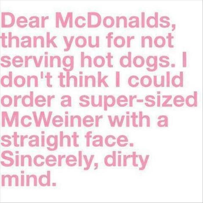 If McDonald's had a McWeiner.