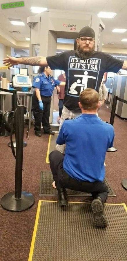 It's not gay if it's TSA.