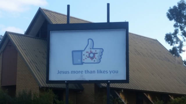Jesus more than likes you.