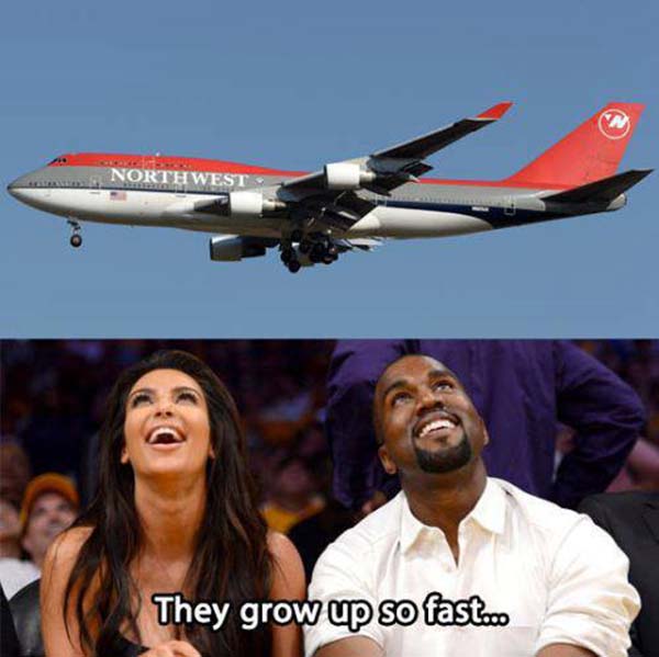 Kim and Kanye found out just how fast they grow up.
