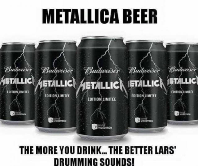 Metallica beer.