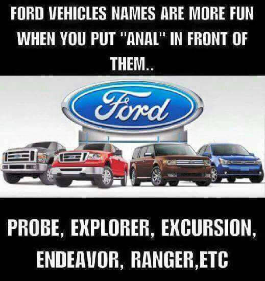Make Ford vehicle names more fun.