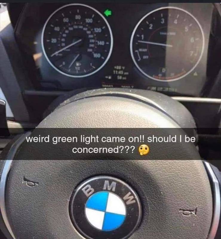 Mysterious warning light for BMW drivers.