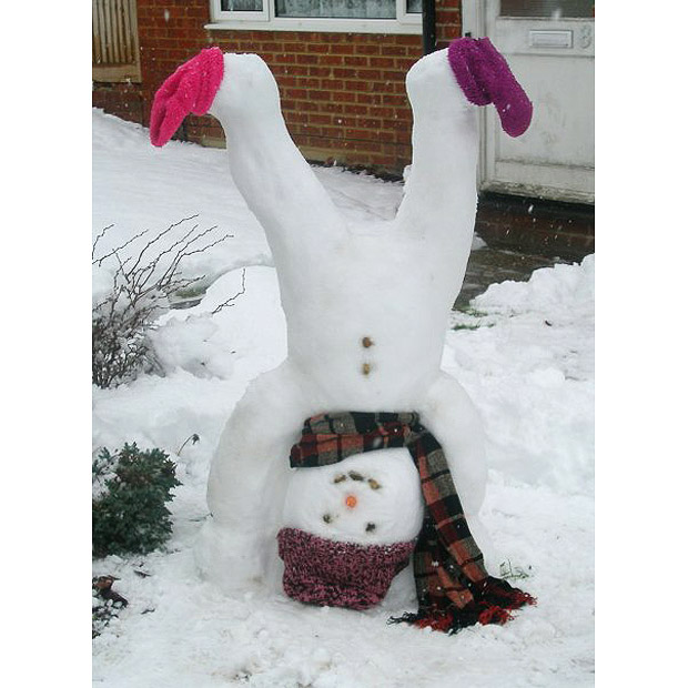 Now That Is How You Build A Snowman. 