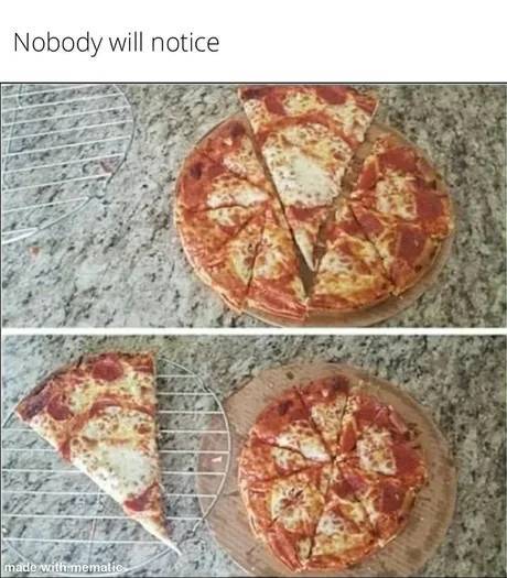 Pizza genius.
