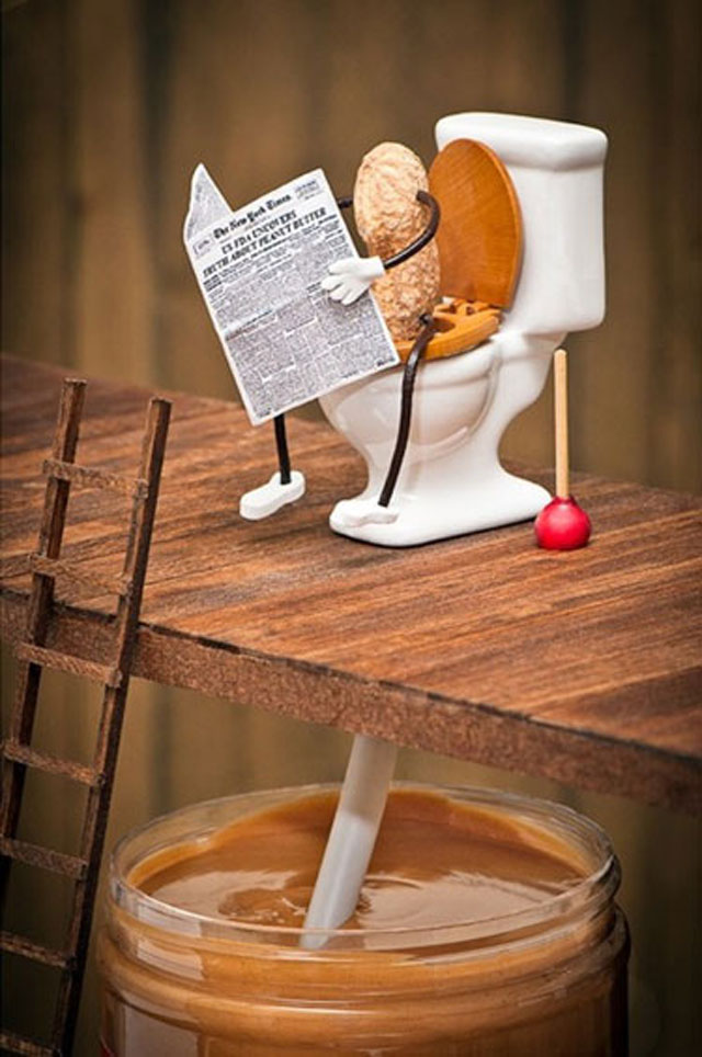 So that is where peanut butter comes from
