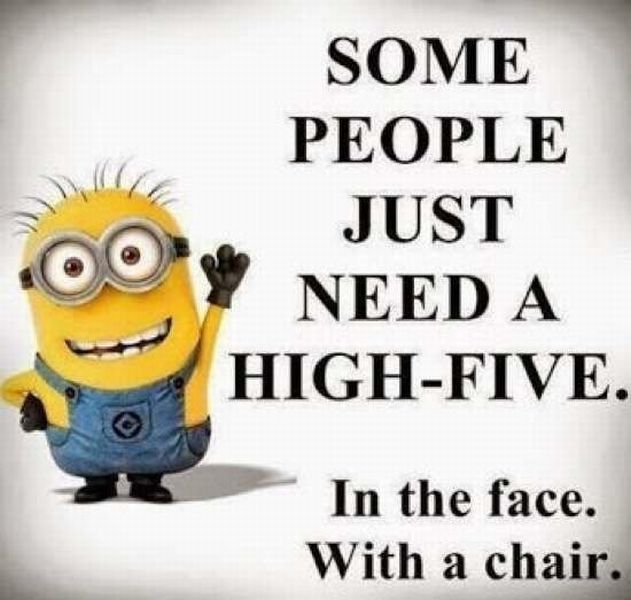 Some people just need a high five.