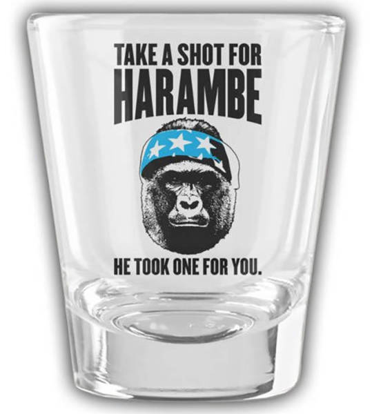 Take a shot for Harambe.