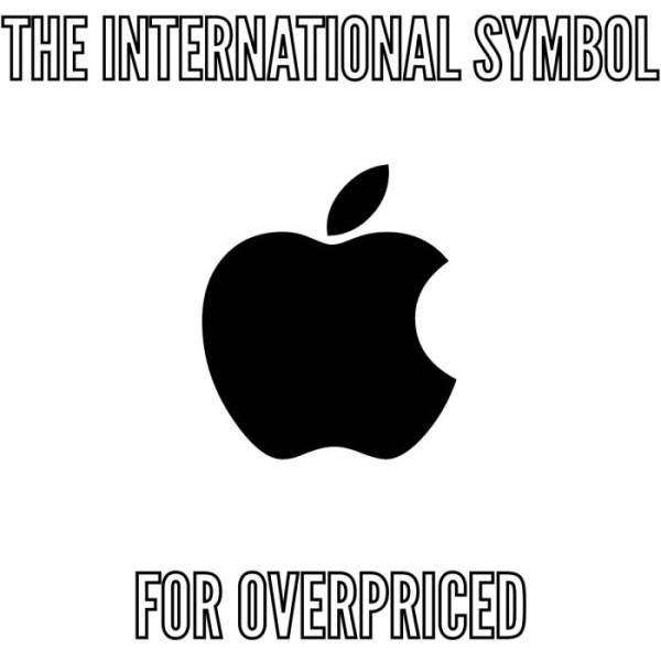 The international symbol for overpriced.