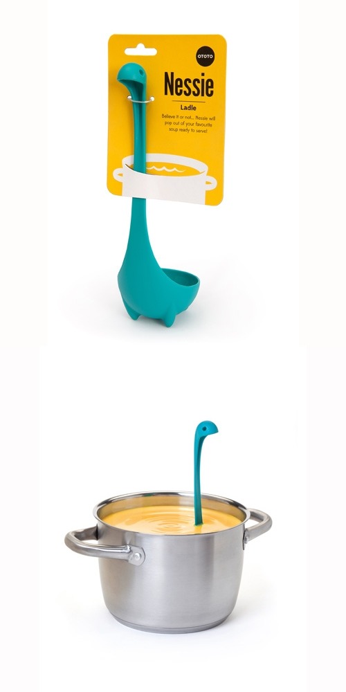 The Nessie Ladle cooking utensil is a must have kitchen tool for those Loch Ness monster fans. 