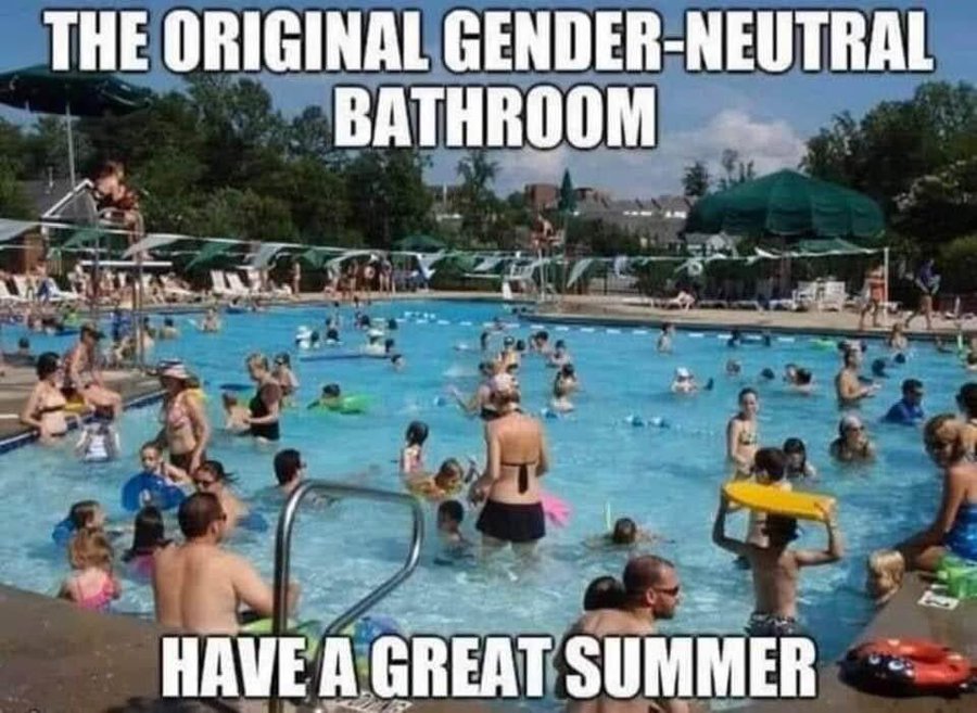 The OG gender neutral bathroom.