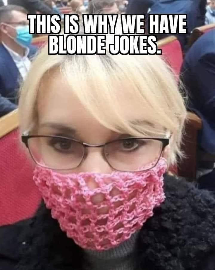 This is why we have blonde jokes.