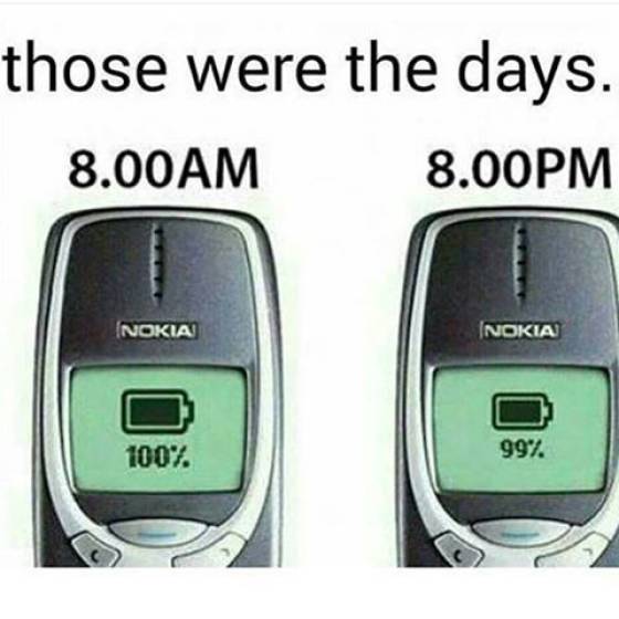 Old school cell phones. Those were the days.