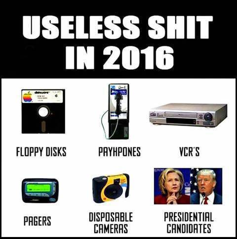 Useless shit in 2016.