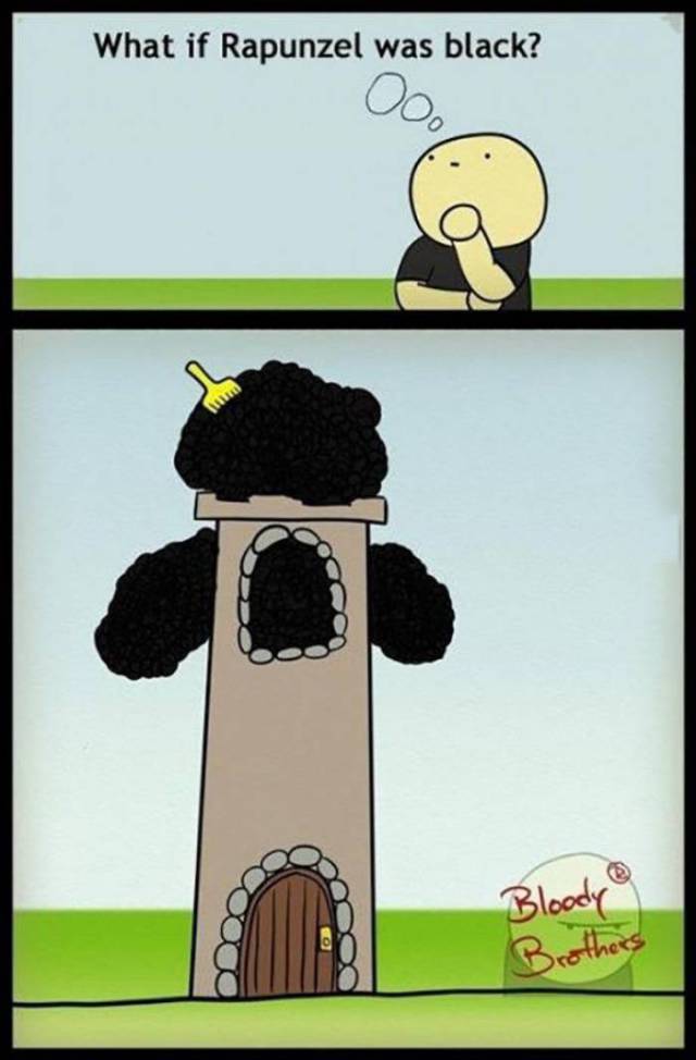 What if Rapunzel was black?
