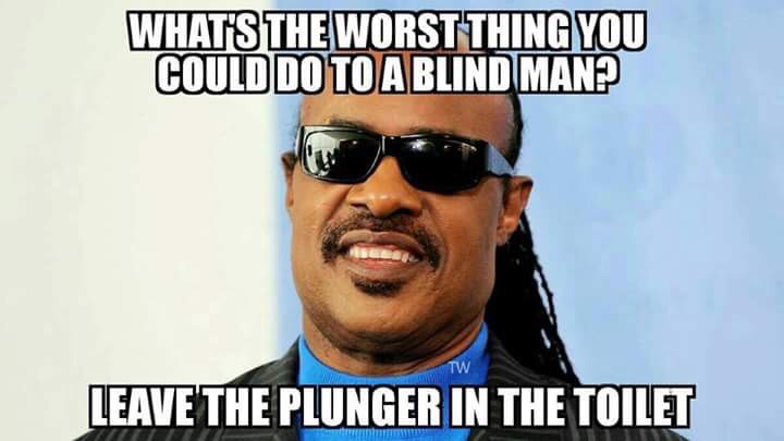 What's the worst thing you could do to a blind man?