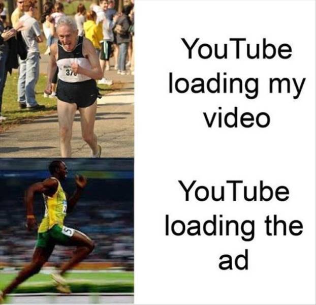YouTube ads.